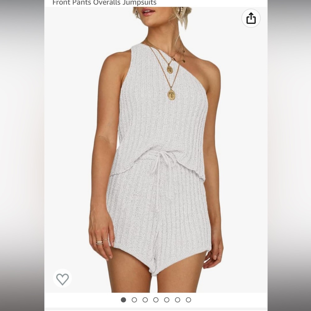 White 2 piece outfit